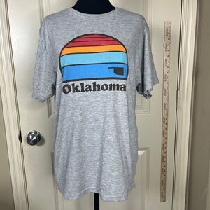 Gray Oklahoma Graphic T-Shirt